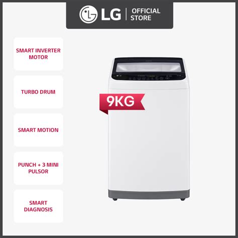 Lg Washing Machine Top Load Smart Inverter Kg Wash Capacity