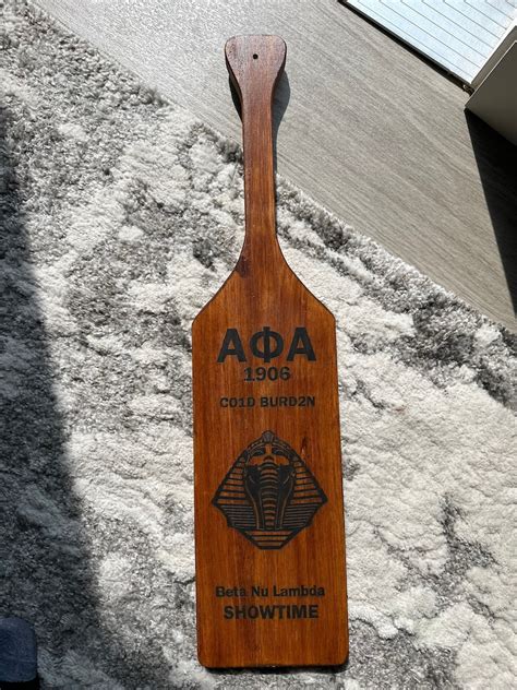 Greek Fraternity Or Sorority Custom Paddle Personalized Paddle Wedding Birthday Housewarming