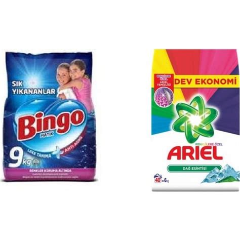 Bingo Toz Deterjan Bingo Kg Ariel Kg Fiyat