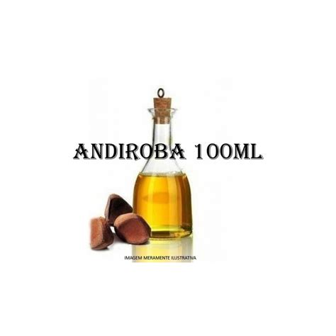 Oleo Vegetal De Andiroba 100ml 100 Puro Uso Interno E Externo