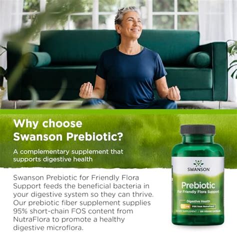 Snapklik Swanson Prebiotic Capsules Promotes Friendly Flora