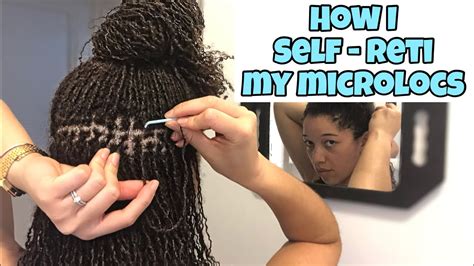 Self Retightening My Diy Microlocs Interlock Method Youtube