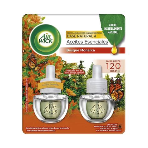 Aromatizante De Ambiente Continuo Air Wick Bosque Monarca Repuestos