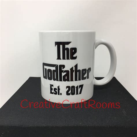 The Godfather Mug Godfather Mug Gift Godfather Mug Etsy Etsy