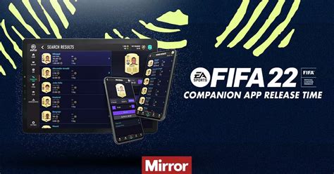 Fifa Fut Companion App Release Time Following Fut Web App And Ea