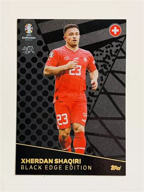 TOPPS MATCH ATTAX Euro 24 Xherdan Shaqiri Carta Collezionabile Calcio