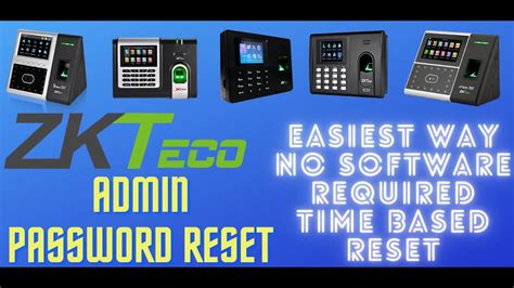 How To Reset ZKTECO Admin The Easiest Way YouTube