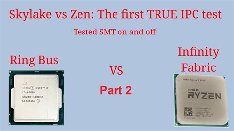 Zen Vs Skylake The First TRUE IPC Test Pt 2 YouTube