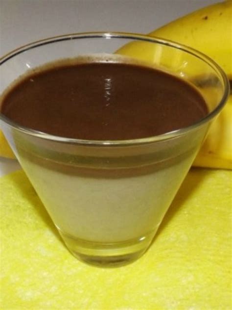 Cr Me Banane Chocolat En Verrines Banane Chocolat Recette Creme