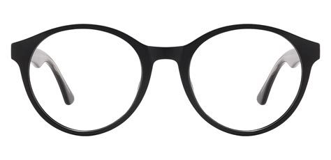 Peters Round Eyeglasses Frame - Black | Men's Eyeglasses | Payne Glasses