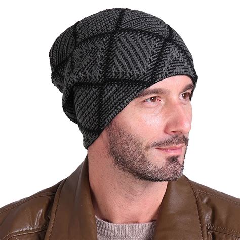 Fashion Men S Winter Fall Knitted Ski Hat Thick Warm Hat Cap