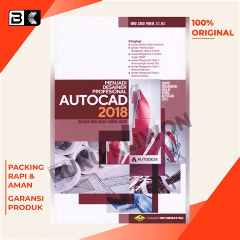 Jual Buku Autocad Buku Menjadi Desainer Profesional Autocad