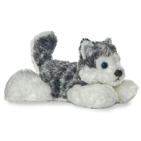 Aurora Mush Husky 8 Flopsie Plush Siberian Alaskan Dog Stuffed Animal