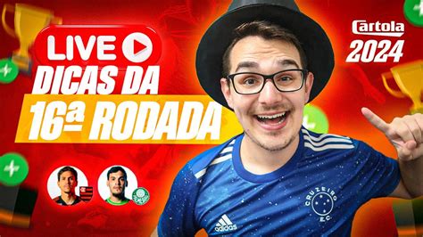 LIVE DICAS 16 RODADA CARTOLA FC 2024 QUEM DEIXAR DE FORA NO ATAQUE