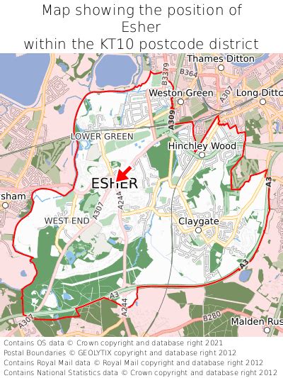 Where is Esher? Esher on a map