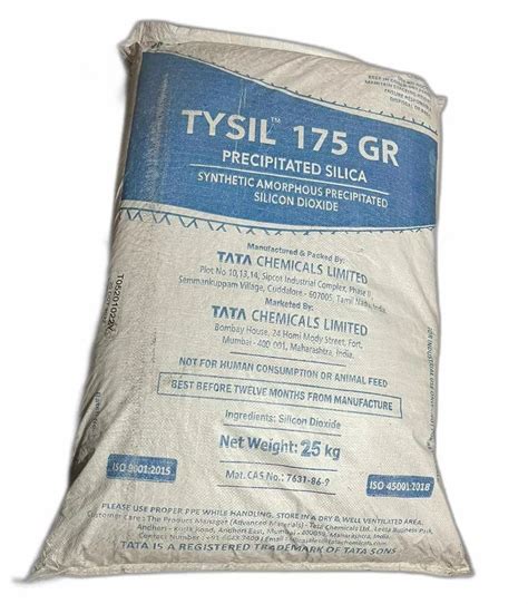 Tysil 175 Gr Precipitated Silica Bag 25 Kg At Rs 98 Kilogram In