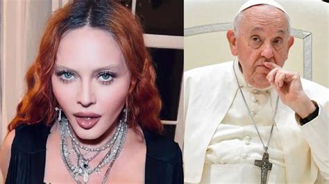 Desaf O Al Vaticano Madonna Causa Revuelo Con Imagen Del Papa Francisco