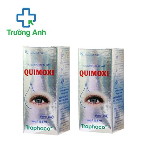 Quimoxi Traphaco Thuốc nhỏ mắt điều trị bệnh viêm kết mạc hiệu quả