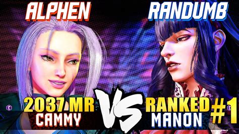 Sf Alphen Cammy Vs Randumb Ranked Manon Street Fighter Custom