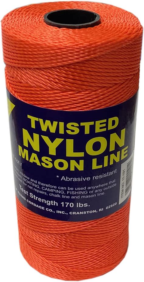 T W Evans Cordage Co 12 250 Number 1 Braided Nylon Mason Line 250