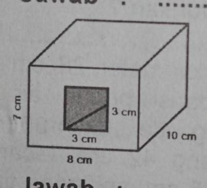 Matematika Sekolah Menengah Atas Luas Permukaan Bangun Tersebut Adalah