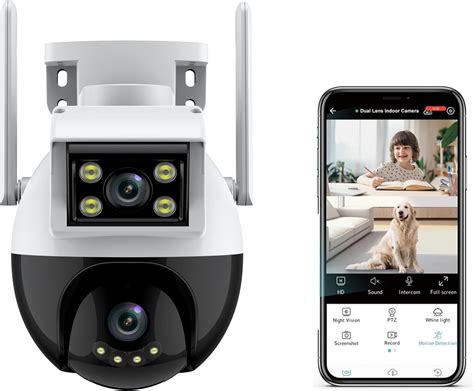 Amazon Mp K Ptz Wifi Camera Dual Lens With Dual Screen Ai Human