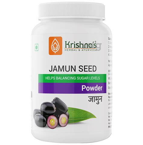 Krishnas Herbal And Ayurveda Jamun Seed Powder Buy Bottle Of 1000 Gm