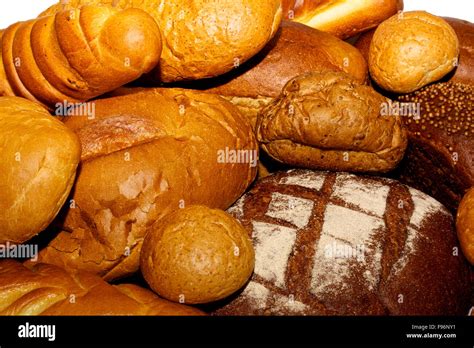 Assortment Of Baked Bread Stock Photo Alamy