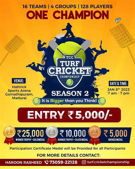 Turf Cricket Championship Season