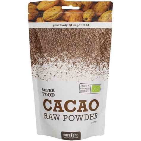 Cacao En Poudre Bio G Purasana Boutique En Ligne Vitalabo France