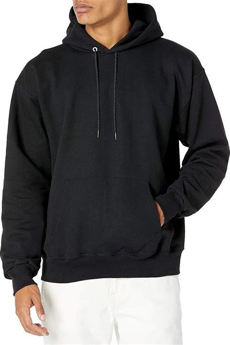 Hanes Mens Pullover Ultimate Heavyweight Fleece Hoodie Charcoal