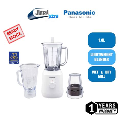 Panasonic 1 5L Blender Twin Jug Dry Mill MX EX1031WSK Shopee Malaysia