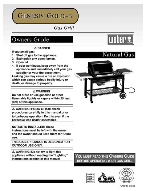 Weber Genesis Gold Grill Parts List Bios Pics