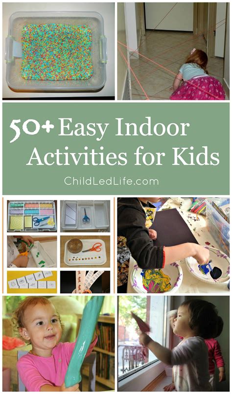 50+ Easy Indoor Activities for Kids