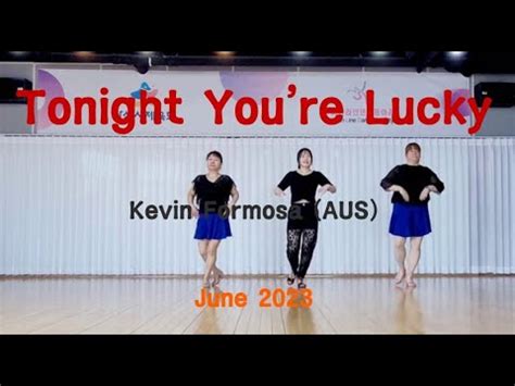 Tonight You Re Lucky Linedance Demo Improver ARADONG Linedance YouTube