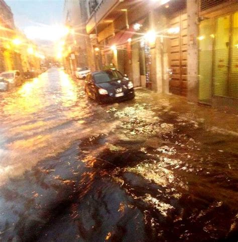 Maltempo A Messina Strade Completamente Allagate A Ganzirri FOTO