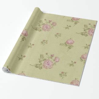 Vintage Floral Wrapping Paper | Zazzle