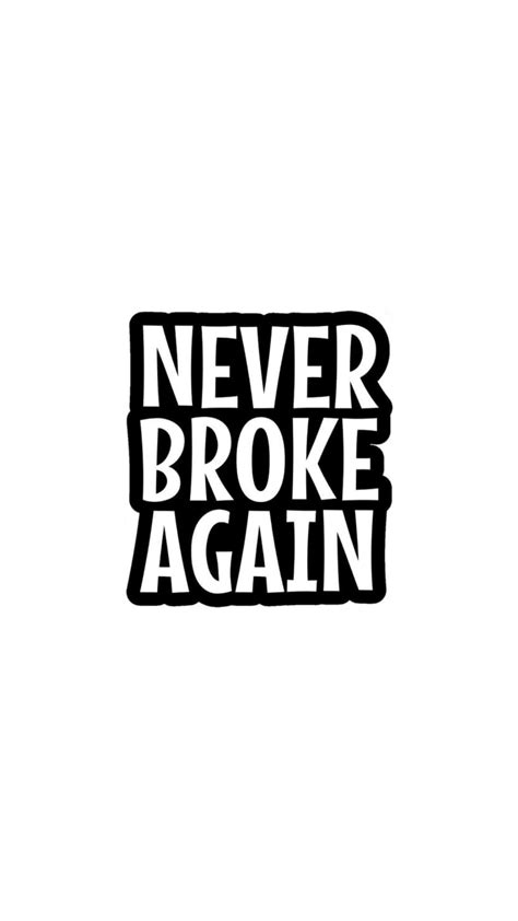 Download Never Broke Again Logo Blackand White Wallpaper