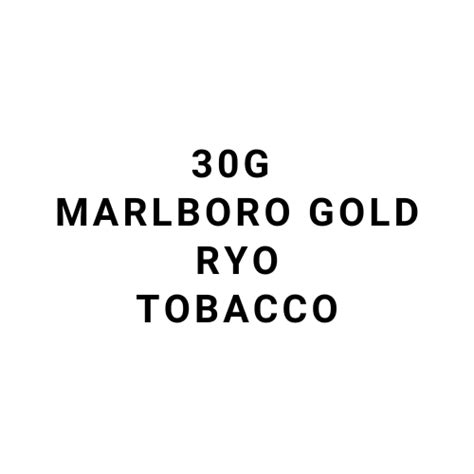 Marlboro Gold 30g Hand Rolling Tobacco Miss Morans