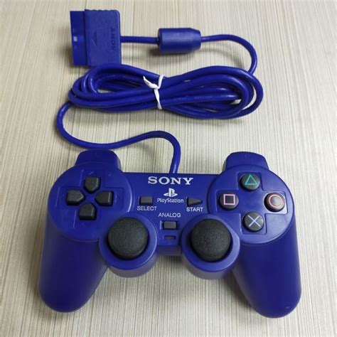 STIK PS2 DUALSHOCK OP STIK PS2 ORIGINAL PABRIK WARNA BIRU Lazada