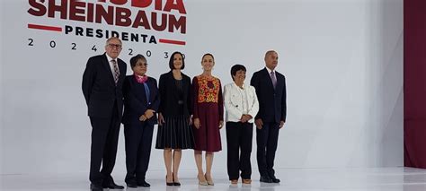 Claudia Sheinbaum Presenta Segunda Parte De Su Gabinete Legal La