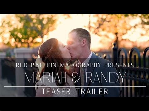 Mariah Randy Teaser Trailer Wedding Film 2024 Red Pine