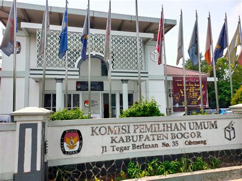 Kpu Kabupaten Bogor Umumkan Penetapan Dct Sebanyak Caleg Bakal