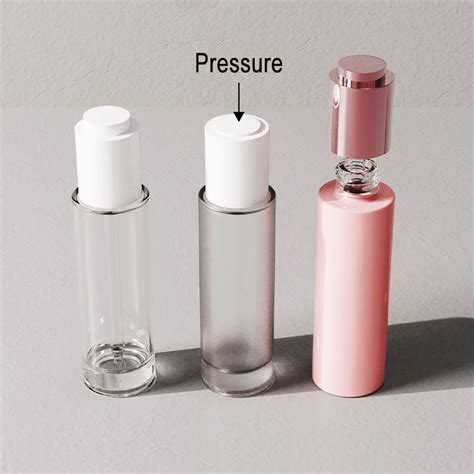 High Quality Cosmetic Packaging Clear Small Lotion Pump Bottle Ml