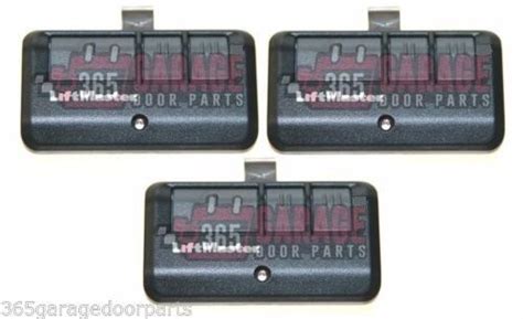 3 Pack Liftmaster 893max 3 Button Visor Remote Control Garage Door Opener Ebay