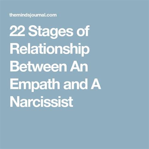 22 Stages Of Relationship Between An Empath And A Narcissist