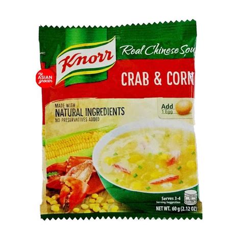 Knorr Crab And Corn Soup Mix 60g Crab And Sweetcorn Soup Base In 2022