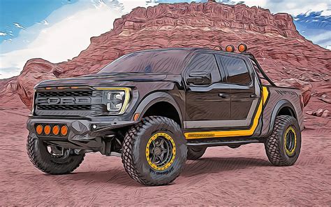 Ford F 150 Raptor Vector Art 2022 Autos Tuning Addictive Desert