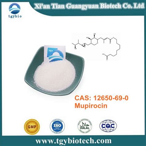 Topical Antibiotics High Purity Mupirocin Powder With Best Price