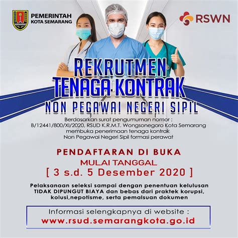 Rekrutmen Tenaga Kontrak Non Pegawai Negeri Sipil Pemerintah Kota